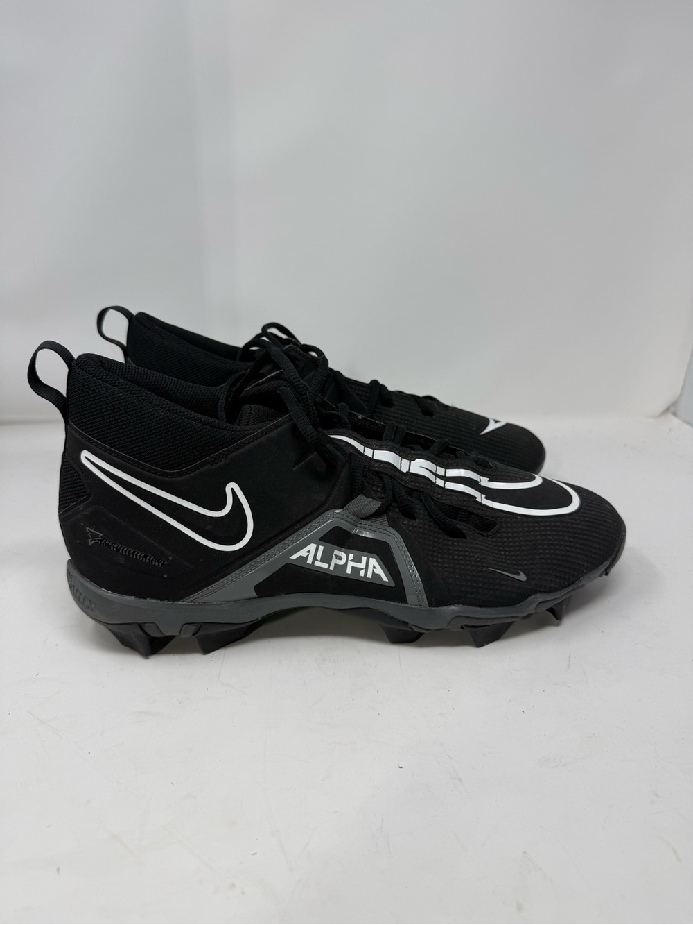 Euc Nike Alpha Menace 3 Shark LOW Football Cleats- Style CV0584 Sz 13w (LCPXON)